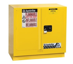 Justrite 892300 22 gal 18 gauge Steel Sure-Grip EX Under Counter Flammable Cabinet - Each