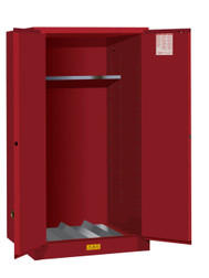 Justrite 896201 55 gal Red Sure-Grip EX Flammable Drum Cabinet - Each