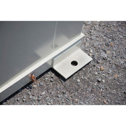 Justrite 911020 Steel Bone Non-Combustible Outdoor Safety Locker - Each
