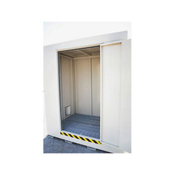 Justrite 911020 Steel Bone Non-Combustible Outdoor Safety Locker - Each