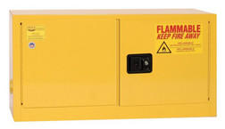 Justrite ADD14X 15 gal 18 gauge Steel Add-On Flammable Liquid Safety Cabinet - Each