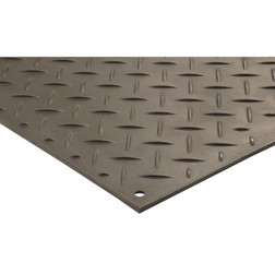 Checkers Safety AM24 120 Ton Black Ground Protection Mat - 1/Pack