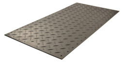 Checkers Safety AM24HH4 120 Ton Black Ground Protection Mat - 1/Pack