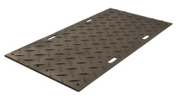 Checkers Safety AM36 120 Ton Black Ground Protection Mat - 1/Pack