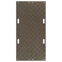 Checkers Safety AM36 120 Ton Black Ground Protection Mat - 1/Pack