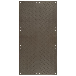 Checkers Safety AM48S1 120 Ton Black Ground Protection Mat - 1/Pack