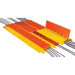 Checkers Safety CL2X150-5GP-O Orange Top/Orange Base Polyurethane Cable Bridge - Each
