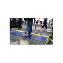 Checkers Safety CPRP-5GP-BLU Blue Polyurethane Accessibility Ramp - Each
