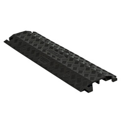 Justrite FL2X1.75-B 2 Channels 1 in Drop-Over Fastlane Cable Protector - Each