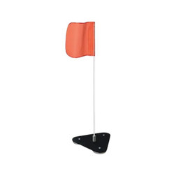 Checkers Safety FS3OST3009 12 x 11 in Plain Orange General Purpose Non-Lighted Warning Whip Kit - Each