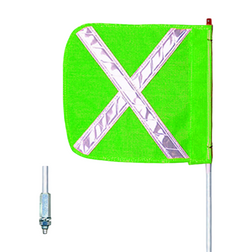 Checkers Safety FS8X-G 12 x 11 in Green General Purpose Non-Lighted Warning Whip - Each