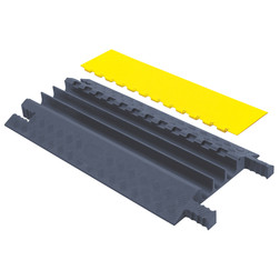 Checkers Safety GG3X225-Y/GRY Yellow Lid/Grey Base 3 Cable Protector - Each