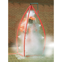 Hughes PORTA300-16E 1-1/2 in NH Female Orange 16 Nozzle Decontamination Shower - Each