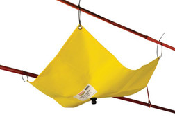 Justrite T8301 Yellow PVC Coated Fabric DripNEST Leak Diverter - Each