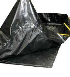 Justrite T8424GP Black XR5 Coated Fabric Talon Ground Pad - Each