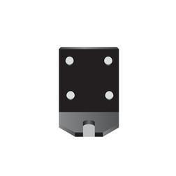 Checkers Safety VIAMOUNTS 3 in 2.5 in L-Mounting Bracket - Each