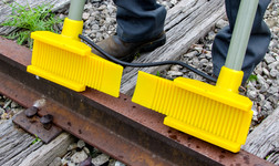 Aldon Spark-Proof Urethane Heavy Duty Double Wheel Chock