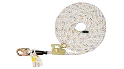Super Anchor Safety 4023 Value Poly-Dace Rope 340 lb 3-Strand Vertical Fall Protection Lifeline with Snap Hook - 1/Box