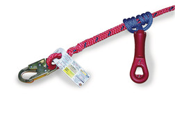 Super Anchor Safety 4034 Deluxe Poly-Olefin 340 lb 12-Strand Vertical Fall Protection Lifeline with Snap Hook - 1/Box