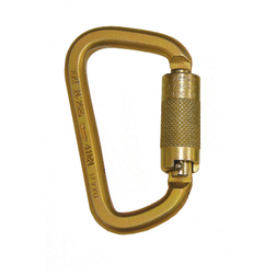 Super Anchor Safety 5001 2-5/8 in 4-3/8 in Heavy Duty Twist Lock Carabiner - Each