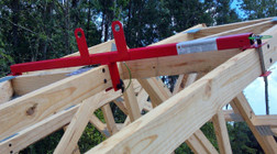 Super Anchor Safety 1013 Mild Steel 2 x 4 ft/2 x 6 ft /2 x 8 ft Combination Safety Bar - 1/Pack