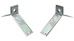 Super Anchor Safety 1019 Form-It Zinc Plated Steel 14 ga Roof Anchor
