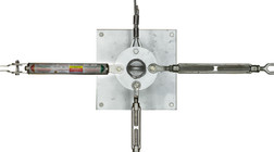Super Anchor Safety 1025-4G CRA-4 HLL SCH 80 4-Way Top Commercial Roof Anchor - Each