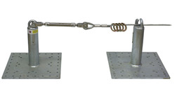 Super Anchor Safety 1035-W6 CRA-W Hot Dipped Galvanized Steel Loop Top Commercial Roof Anchor - Each