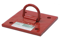 Super Anchor Safety 1038 6 in L x 6 in W x 3/8 in Thk D-Plate Anchor - Each