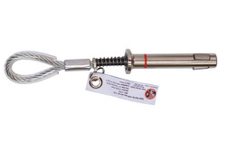 Super Anchor Safety 1040-K Super Bolt 304 Stainless Steel Temporary Concrete Anchor - Each