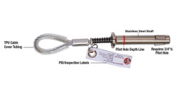 Super Anchor Safety 1040-K Super Bolt 304 Stainless Steel Temporary Concrete Anchor - Each
