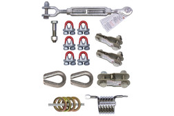 Super Anchor Safety 1050-G Hot Dipped Galvanized Steel Rigging Kit - 1/Pack