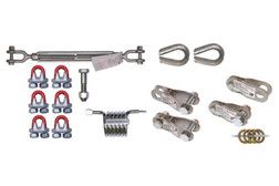 Super Anchor Safety 1050-GC Hot Dipped Galvanized Steel Rigging Kit - 1/Pack