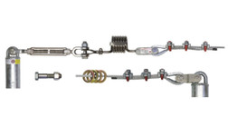 Super Anchor Safety 1055-X Steel 7x19 3/8 in Customized Wire Rope Cable