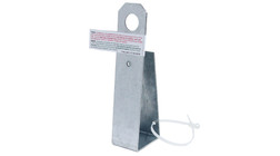 Super Anchor Safety 1063 E-Vac Zinc Plated Steel Evacuation Anchor Kit - Each