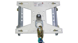 Super Anchor Safety 1207C-12x18 Aluminum Base Plate/Steel Seam Clamp Standing Seam Anchor - Each