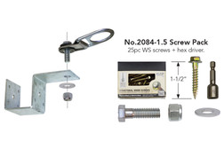 Super Anchor Safety 1302-PS Hot Dipped Galvanized Steel 3/16 in Wood Purlin Anchor Kit - Each