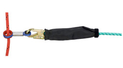 Super Anchor Safety 1326-10 5/8 in Aluminum Fixed Length Double Braid Horizontal Fall Protection Lifeline - Each