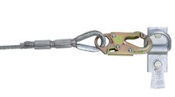 Super Anchor Safety 1335-10 3/8 in Galvanized Steel Fixed Length Horizontal Fall Protection Lifeline - Each