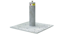 Super Anchor Safety 1480-G CTT 3 in Threaded Top Anchor - Each