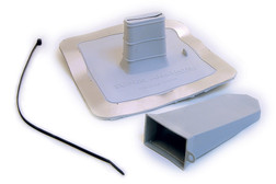 Super Anchor Safety 2810 ARS EPDM 8 x 8 x 3 in Flashing Base Flashing Base - 1/Pack
