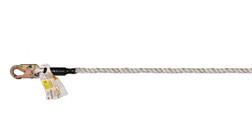 Super Anchor Safety 4020-X Value Snaphook 340 lb 3-Strand Vertical Fall Protection Lifeline
