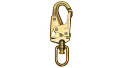 Super Anchor Safety 5009-Z High Strength Steel 13/16 in Double-Locking 360 deg Swivel Snap Hook Connector with Fall Indicator - Each