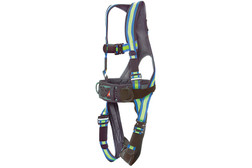Super Anchor Safety 6101-GBL Deluxe Polyester Up to 340 lb Full Body Harness - Each