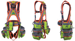 Super Anchor Safety 6161 Deluxe 100% Polyester Full Body Harness - Each