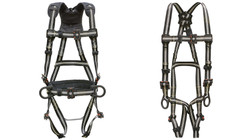 Super Anchor Safety 6176 Universal 340 lb Deluxe Fall Arrester Arc-Flash Harness with Dielectric Connectors - Each