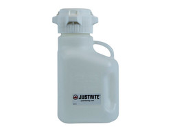 Justrite 12907 High Density Polyethylene Rectangle Carboy - Each