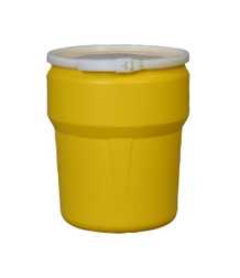 Justrite 1609 10 gal High Density Polyethylene Barrel Drum - Each