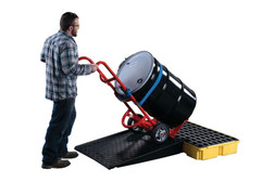Justrite 1632 High Density Polyethylene Modular Spill Containment Platform - Each