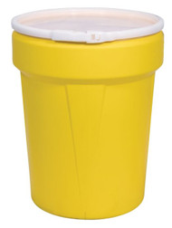 Justrite 1651 40 gal High Density Polyethylene Barrel Drum - Each